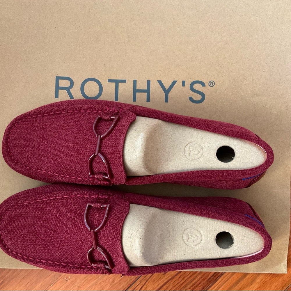 Rothy's Women's The Double Bit Driver - Cabernet Size 9